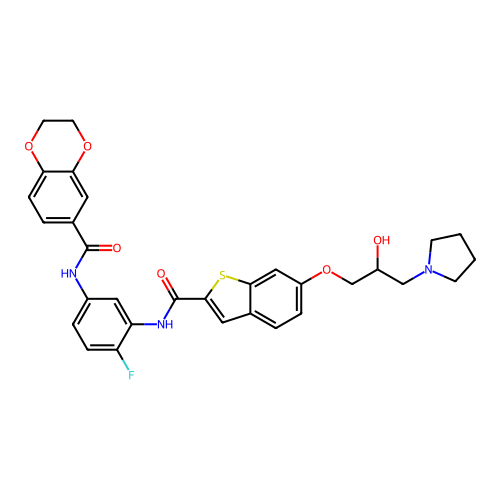 Chemical structure of BindingDB Monomer ID 540196
