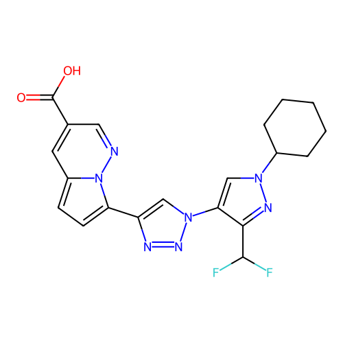 Chemical structure of BindingDB Monomer ID 540207