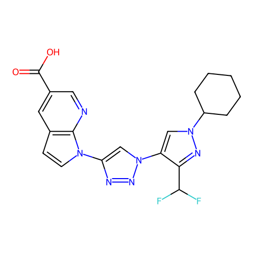 Chemical structure of BindingDB Monomer ID 540210