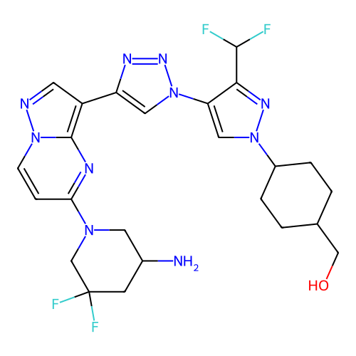 Chemical structure of BindingDB Monomer ID 540244