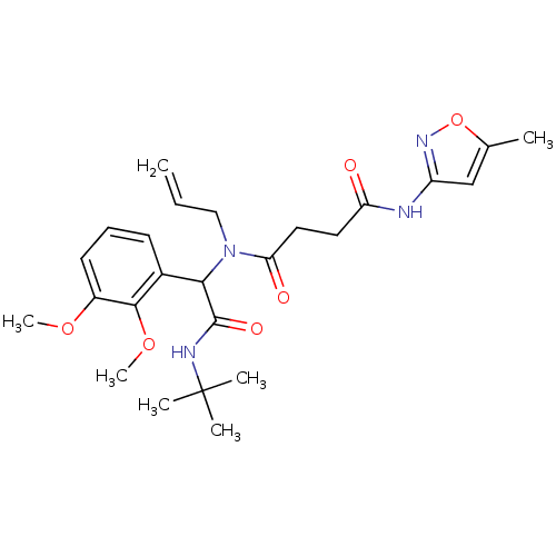 Chemical structure of BindingDB Monomer ID 71635