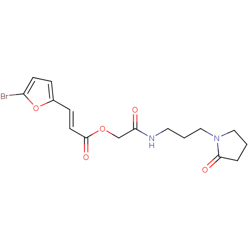 Chemical structure of BindingDB Monomer ID 72612