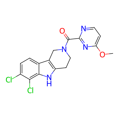 Chemical structure of BindingDB Monomer ID 747165