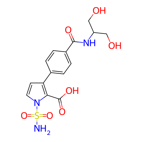 Chemical structure of BindingDB Monomer ID 791612