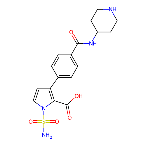 Chemical structure of BindingDB Monomer ID 791624