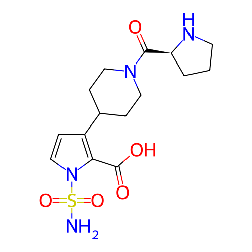 Chemical structure of BindingDB Monomer ID 791634