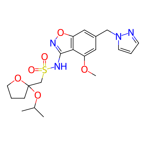 Chemical structure of BindingDB Monomer ID 791863