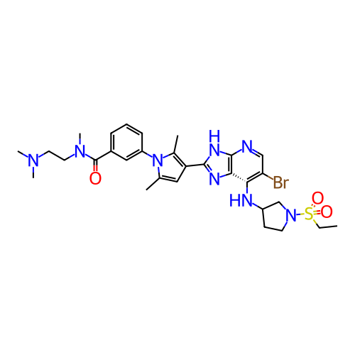 Chemical structure of BindingDB Monomer ID 791989