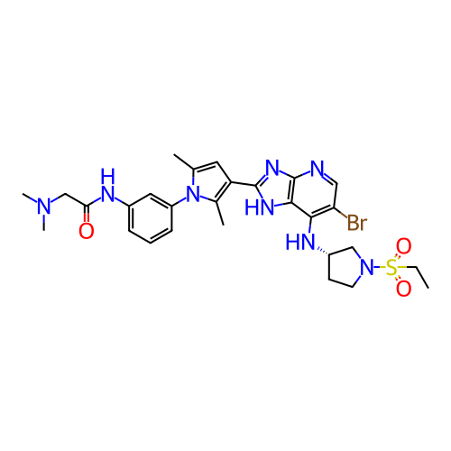 Chemical structure of BindingDB Monomer ID 791992