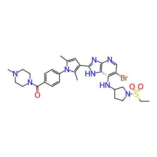 Chemical structure of BindingDB Monomer ID 791995