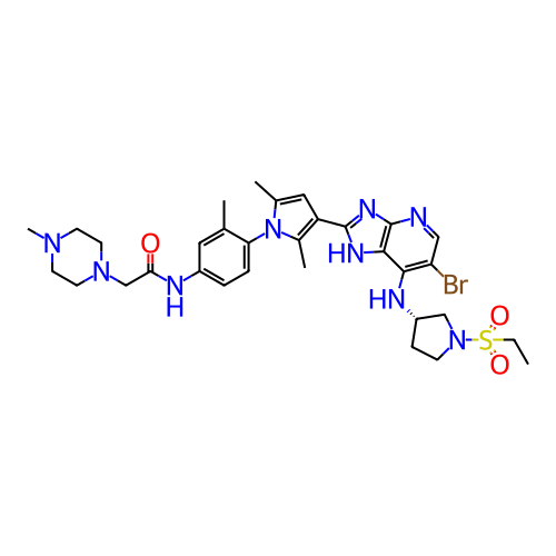 Chemical structure of BindingDB Monomer ID 792003
