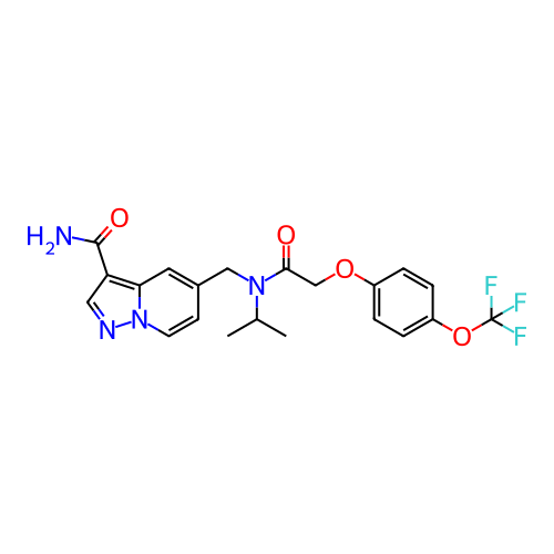Chemical structure of BindingDB Monomer ID 793254