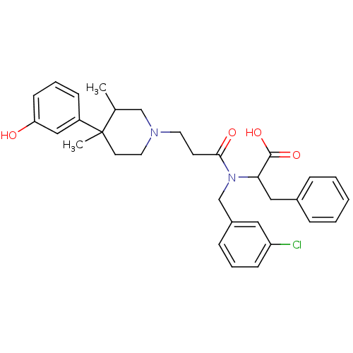 Chemical structure of BindingDB Monomer ID 86972